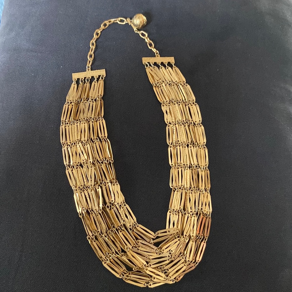 Vintage Muti Strand Necklace Approximately 17 inches